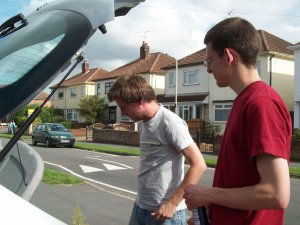 car3 "Well it all fitted in last night..."