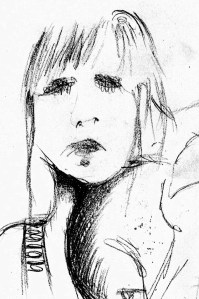 kirstysketch1 drawn by Zeke S. Clough